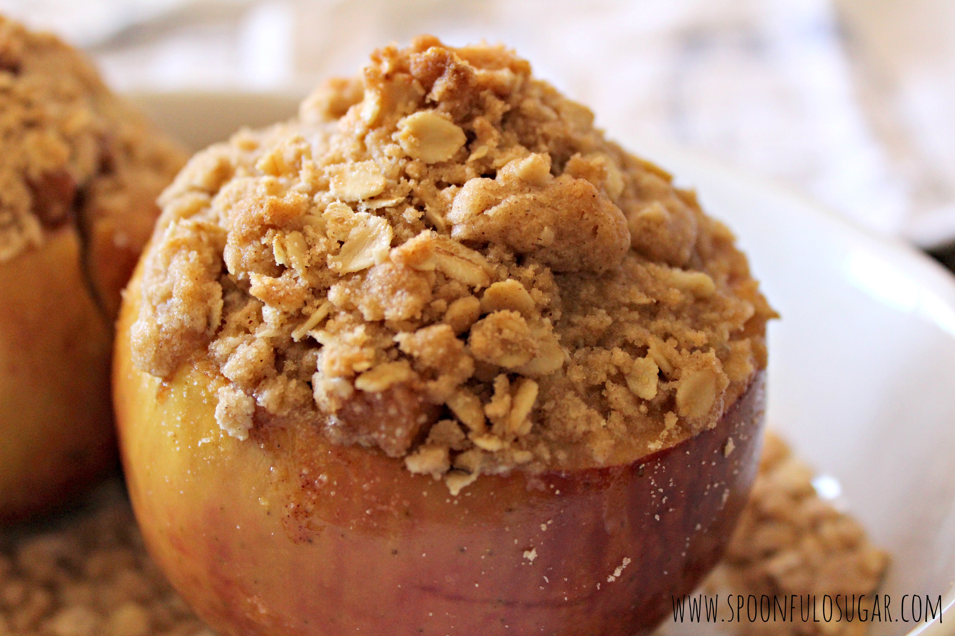 Baked Apples for Two | Spoonful of Sugar