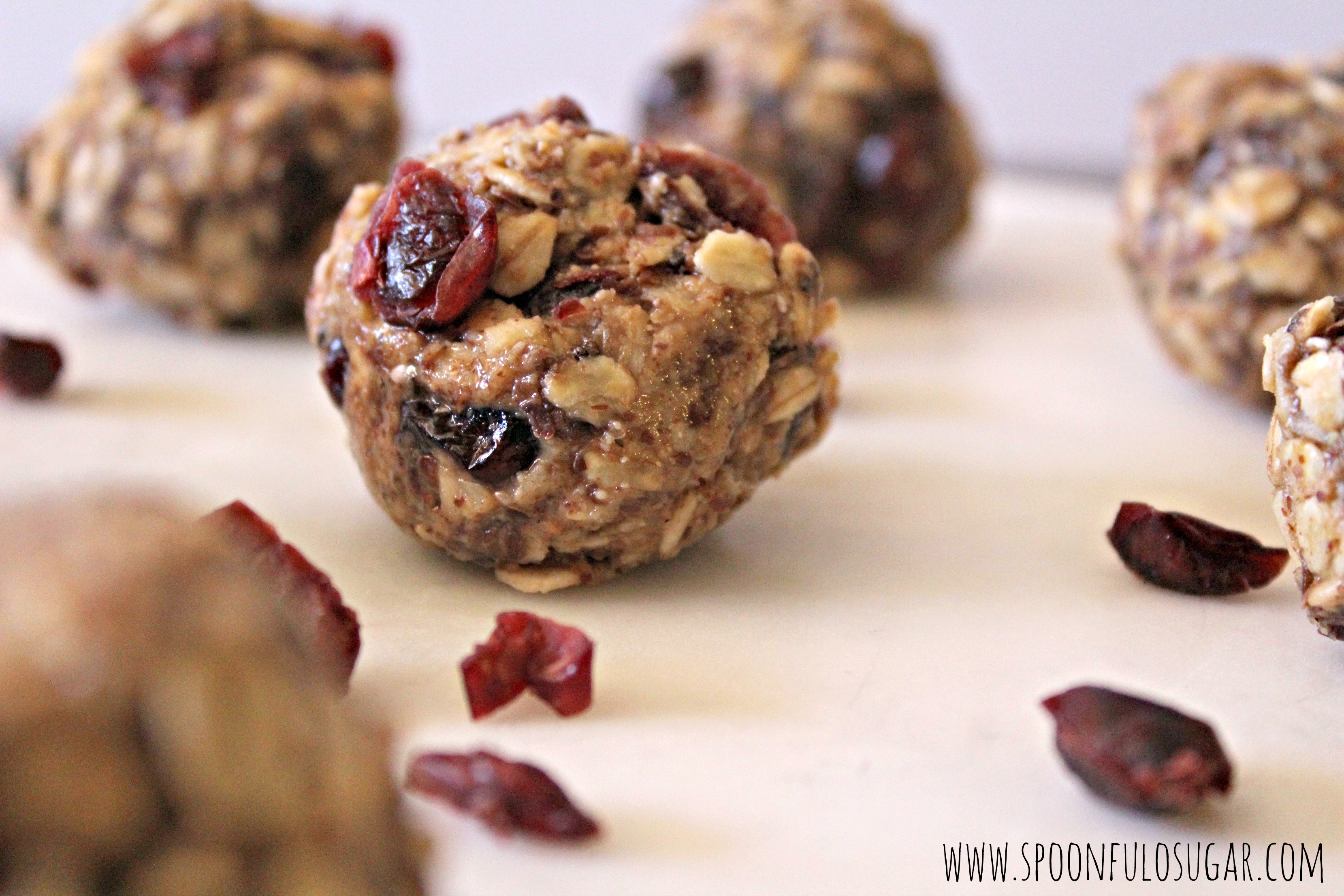 Cranberry Energy Bites | Spoonful of Sugar