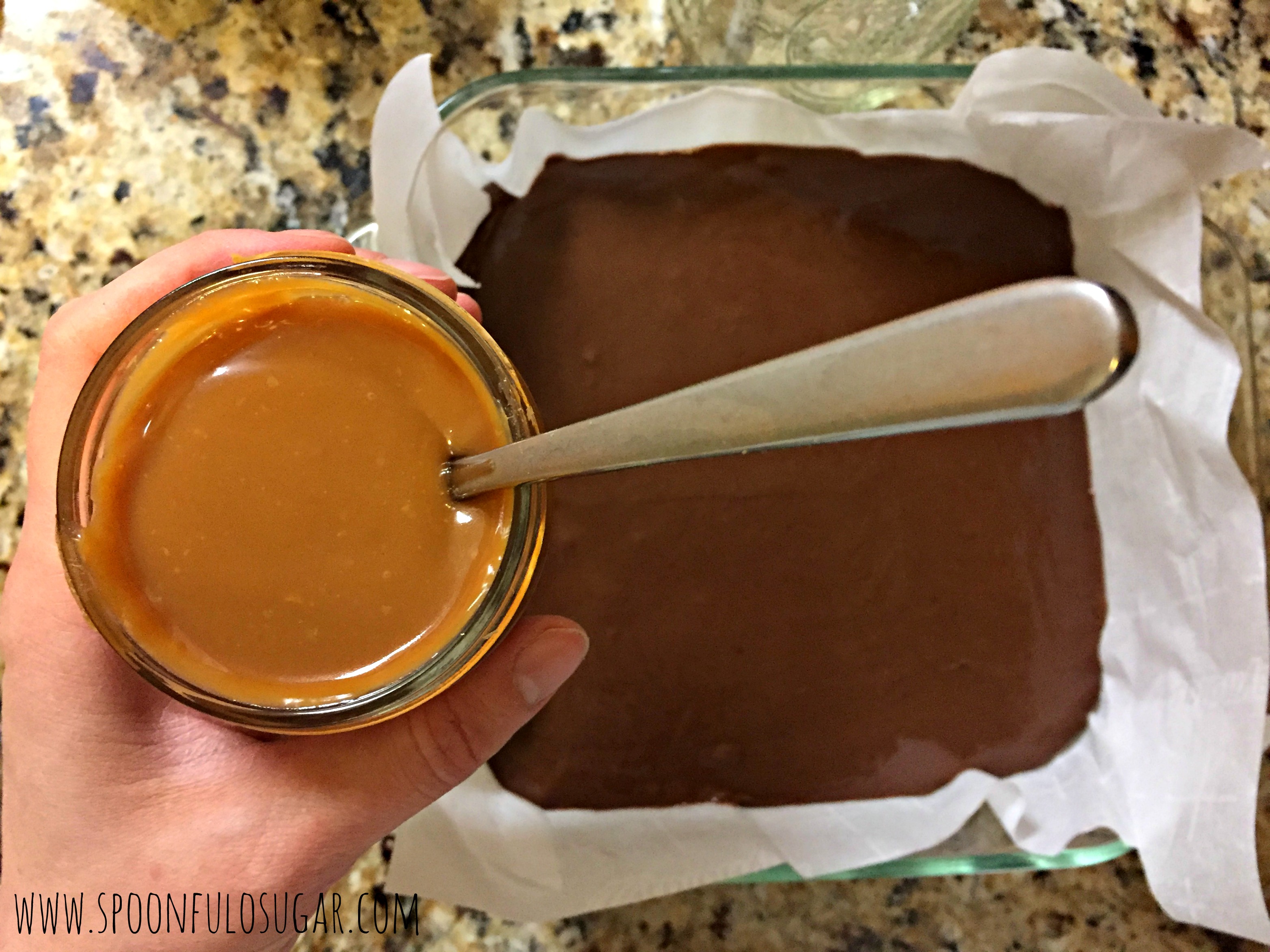 Caramel Chocolate Fudge | Spoonful of Sugar