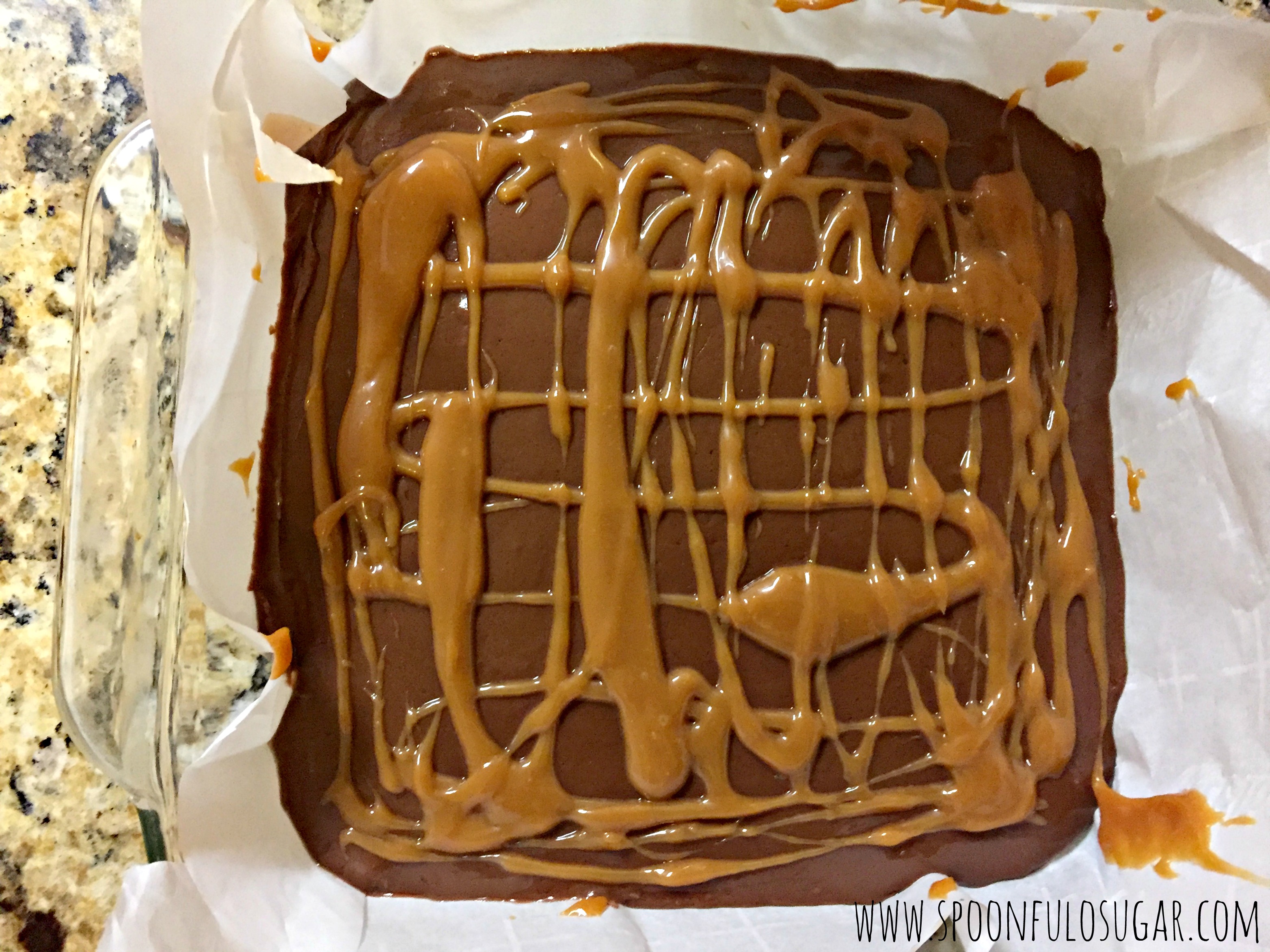 Caramel Chocolate Fudge | Spoonful of Sugar