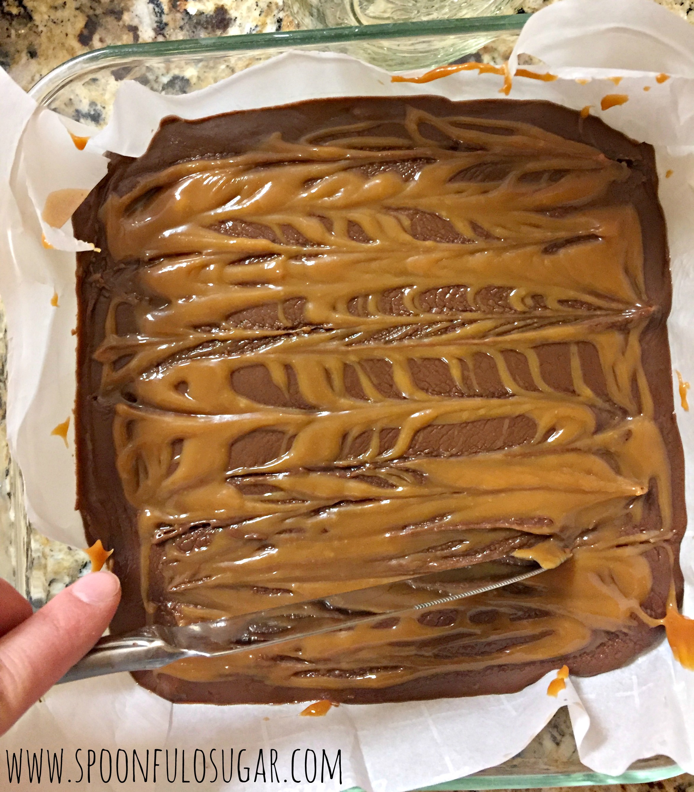 Caramel Chocolate Fudge | Spoonful of Sugar