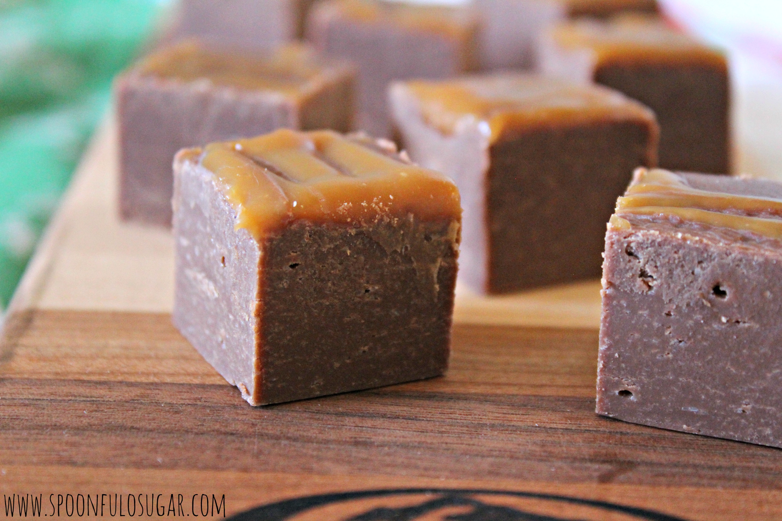 Caramel Chocolate Fudge | Spoonful of Sugar