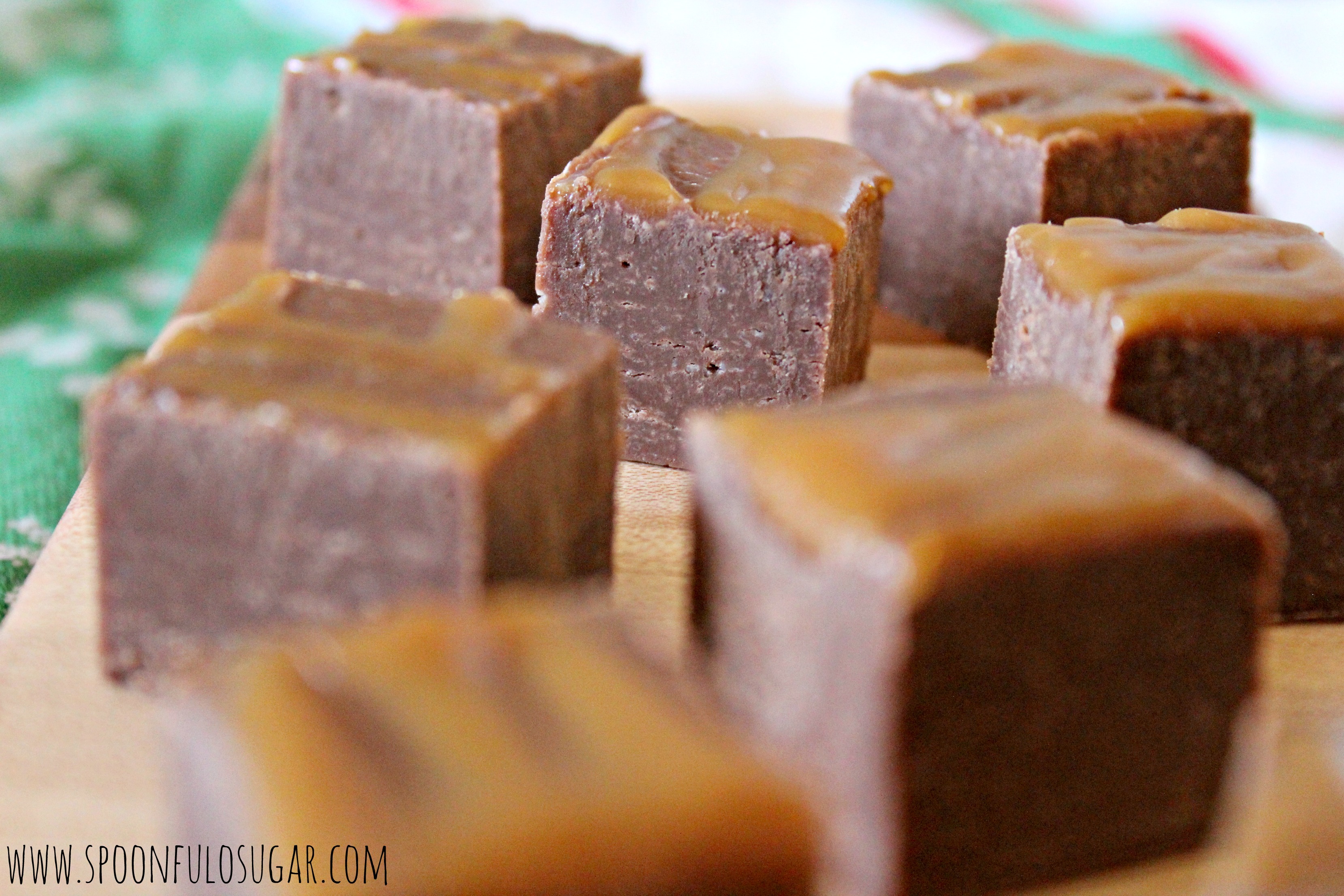 Caramel Chocolate Fudge | Spoonful of Sugar