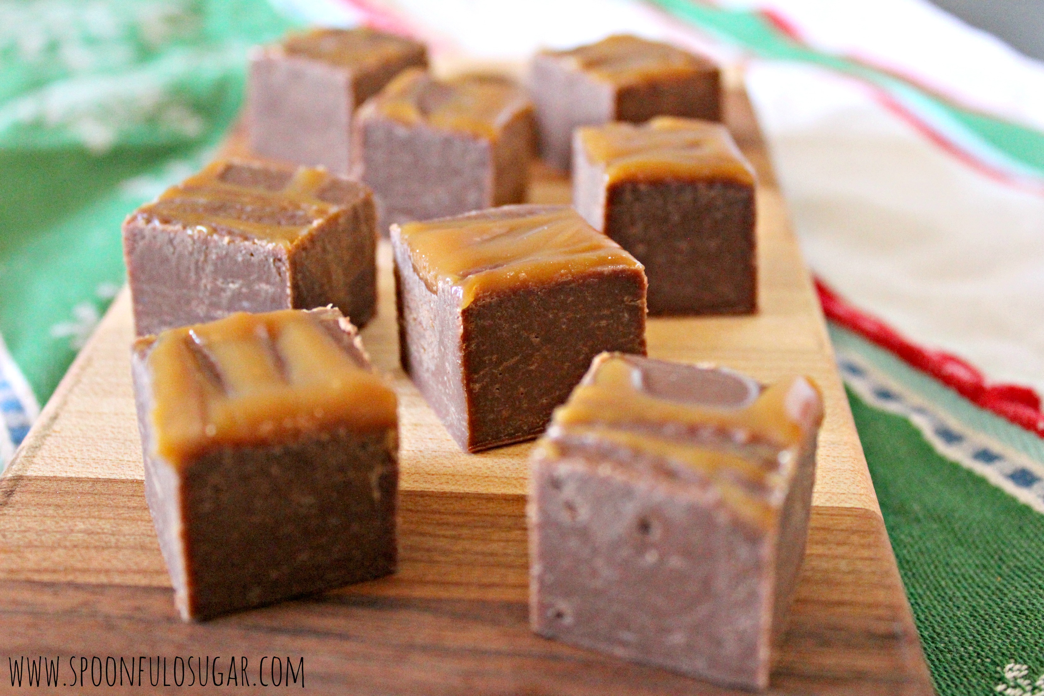 Caramel Chocolate Fudge | Spoonful of Sugar