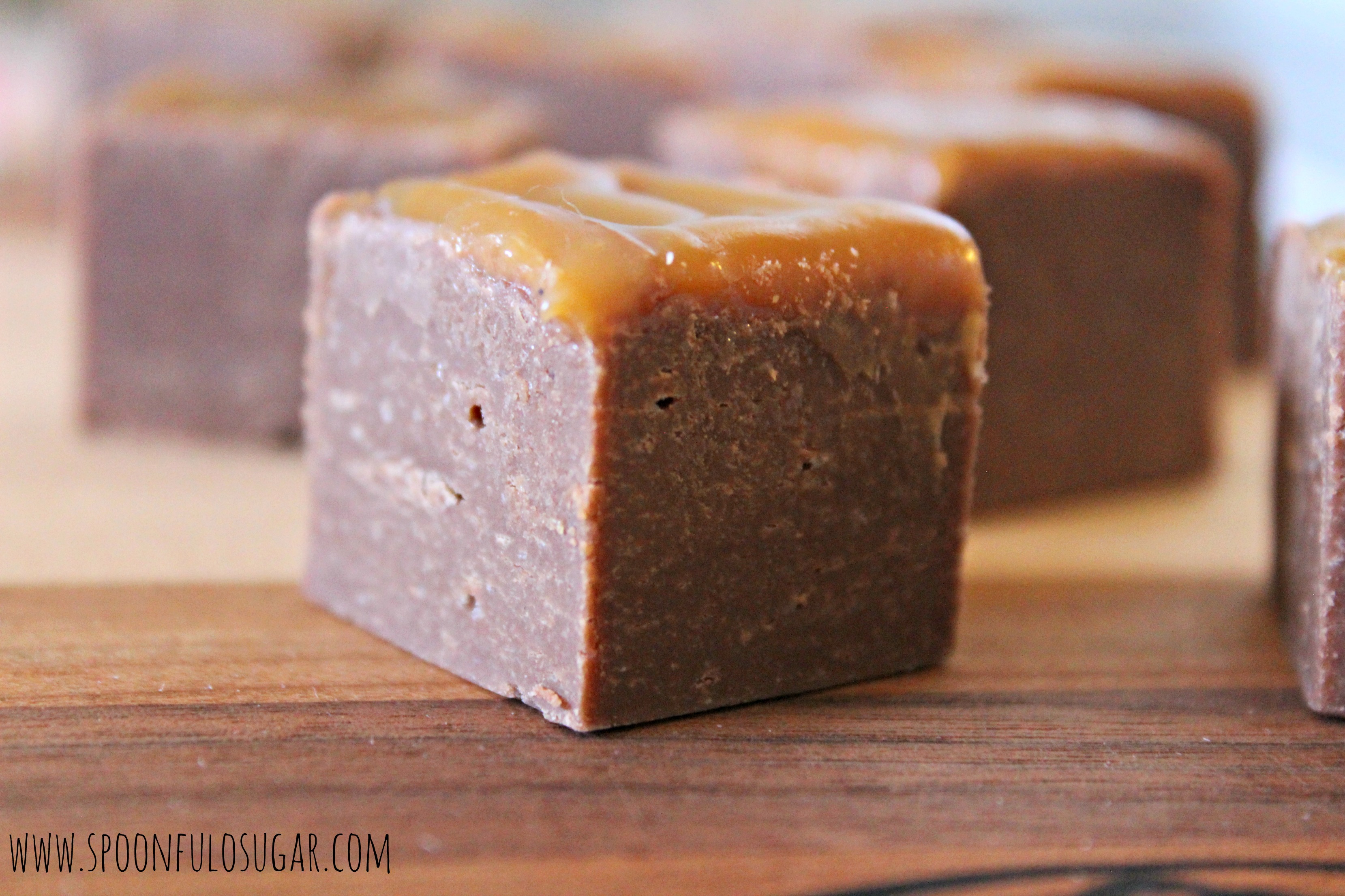 Caramel Chocolate Fudge | Spoonful of Sugar