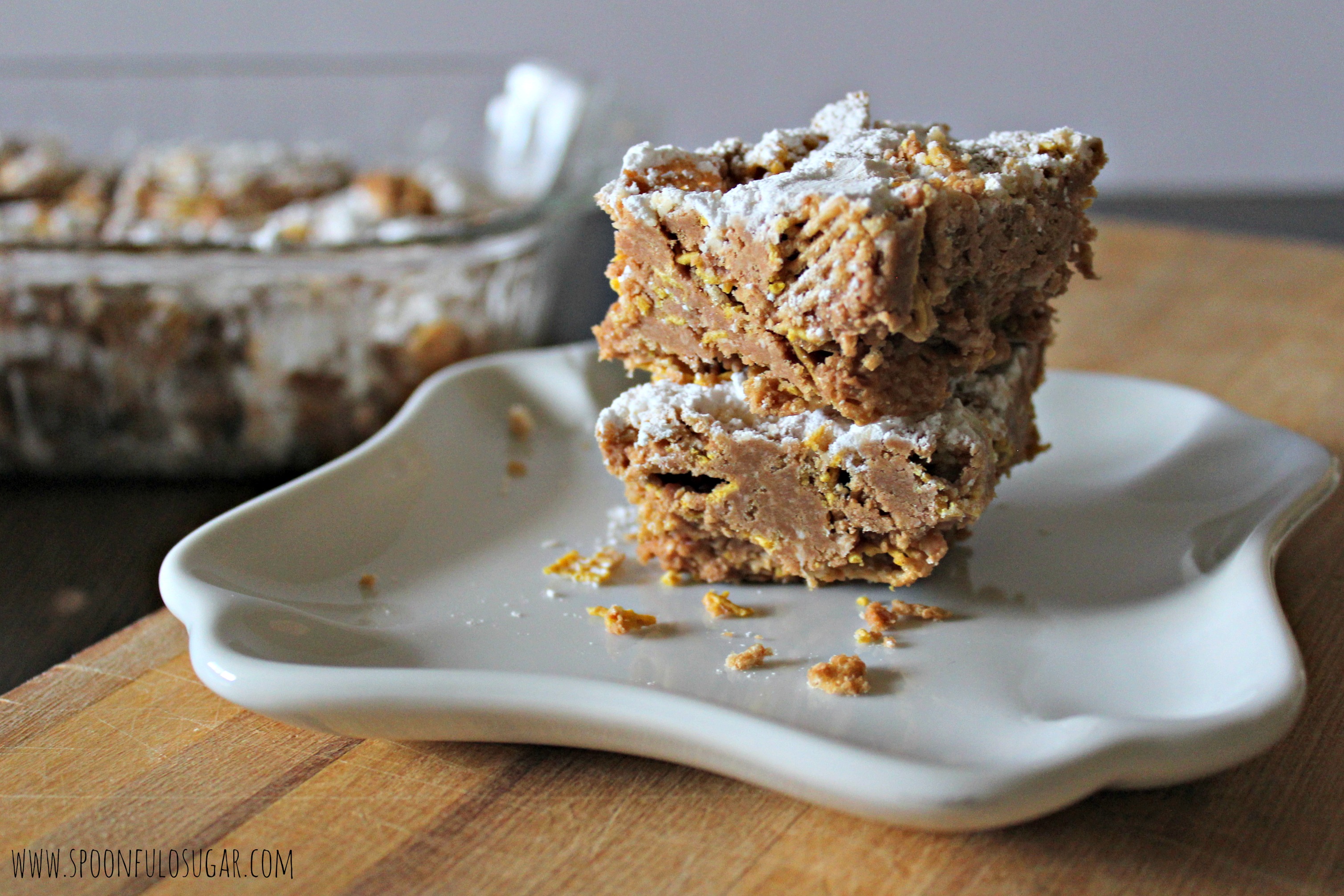 Muddy Buddy Scotcheroo Bars | Spoonful of Sugar