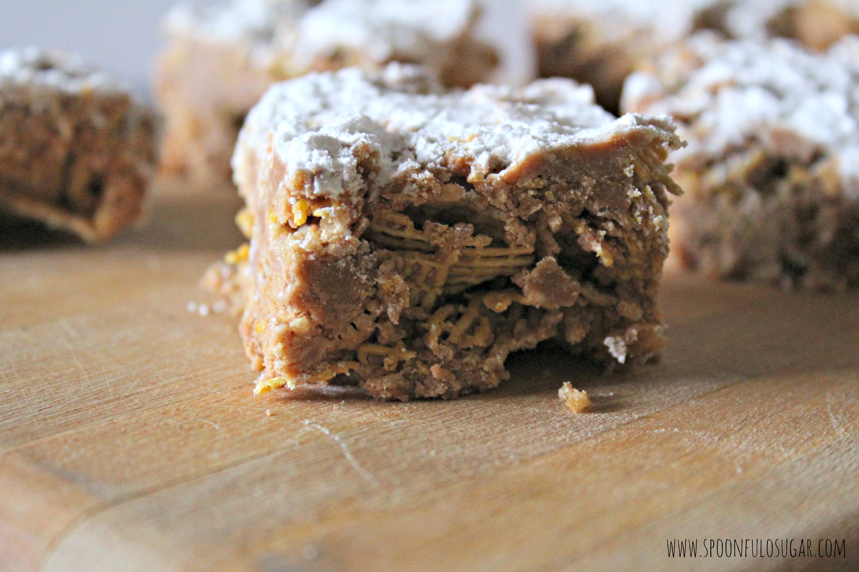 Muddy Buddy Scotcheroo Bars | Spoonful of Sugar