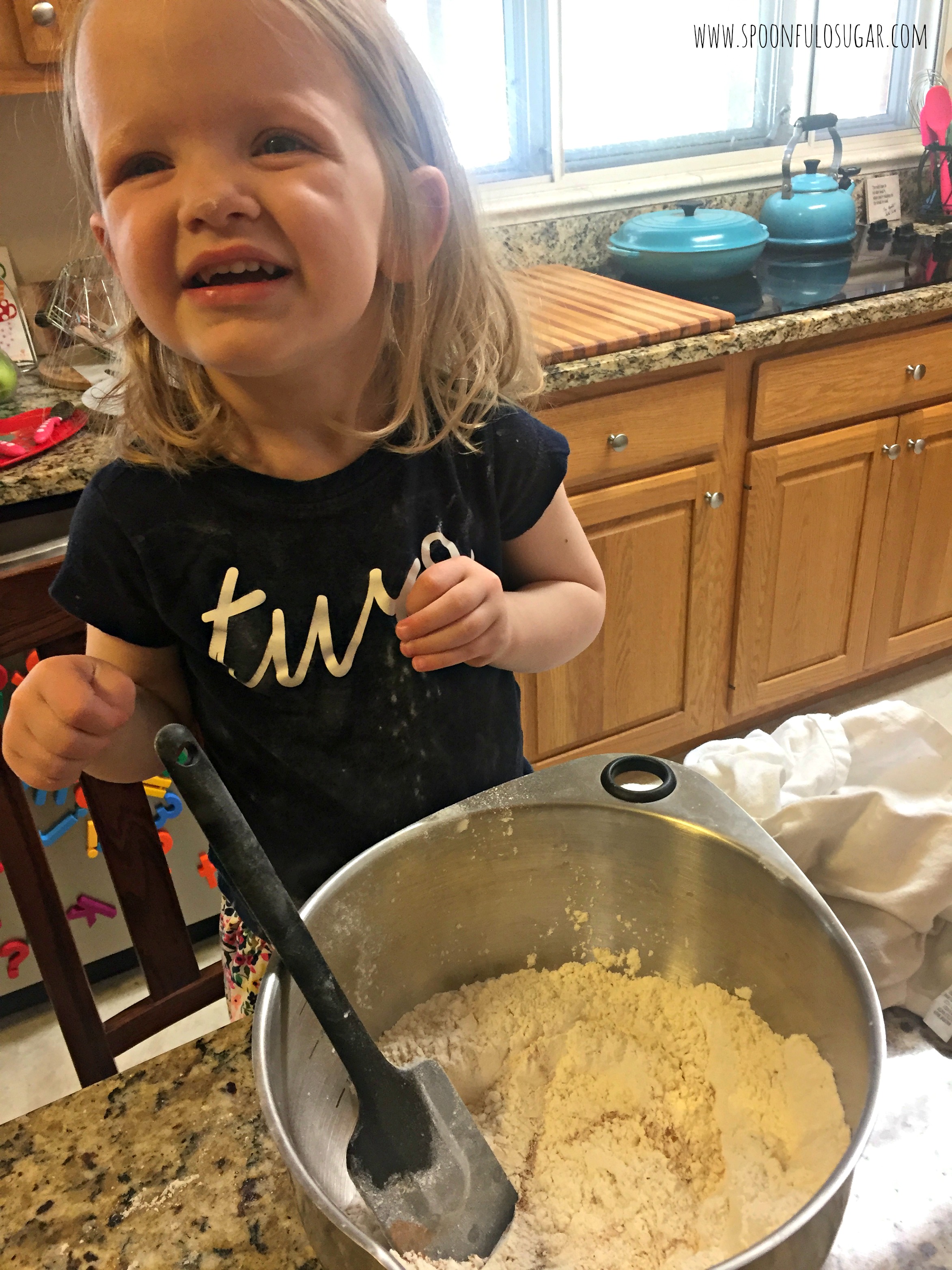 Irish Apple Cake with Vanilla Cream Sauce | Spoonful of Sugar