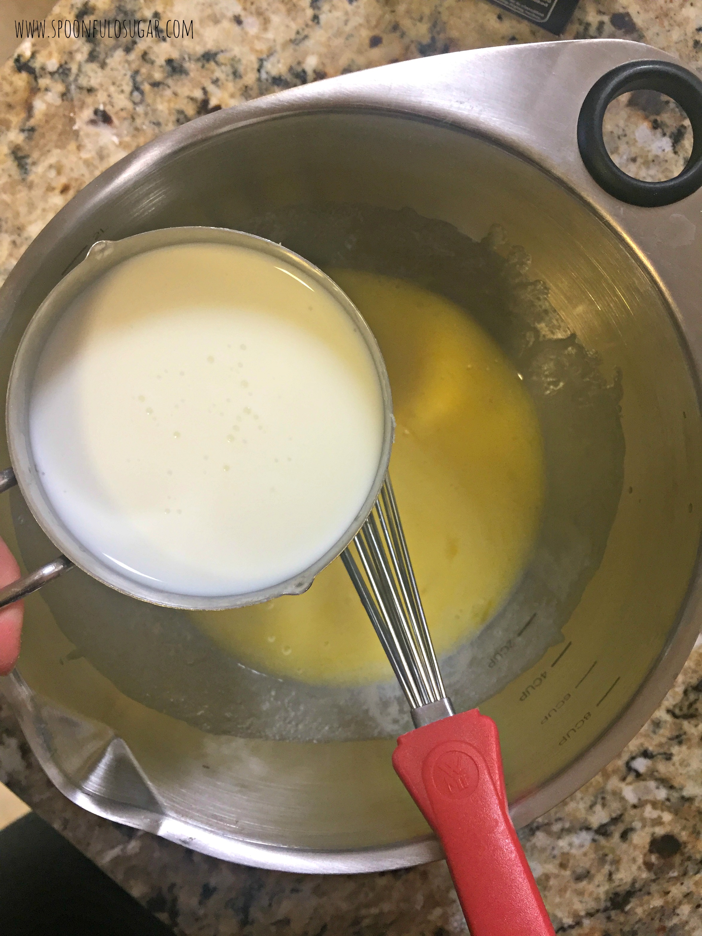 Irish Apple Cake with Vanilla Cream Sauce | Spoonful of Sugar