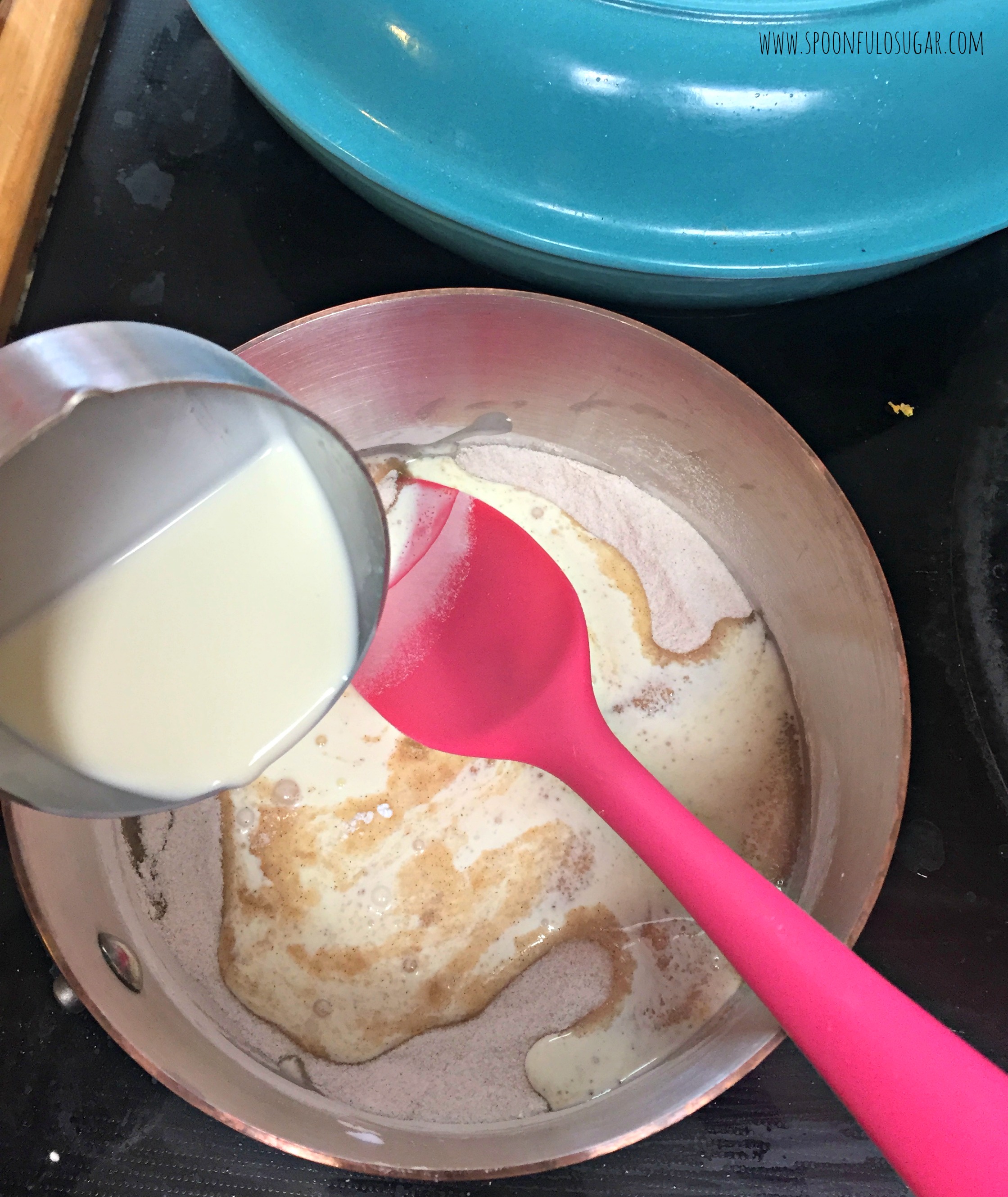 Irish Apple Cake with Vanilla Cream Sauce | Spoonful of Sugar