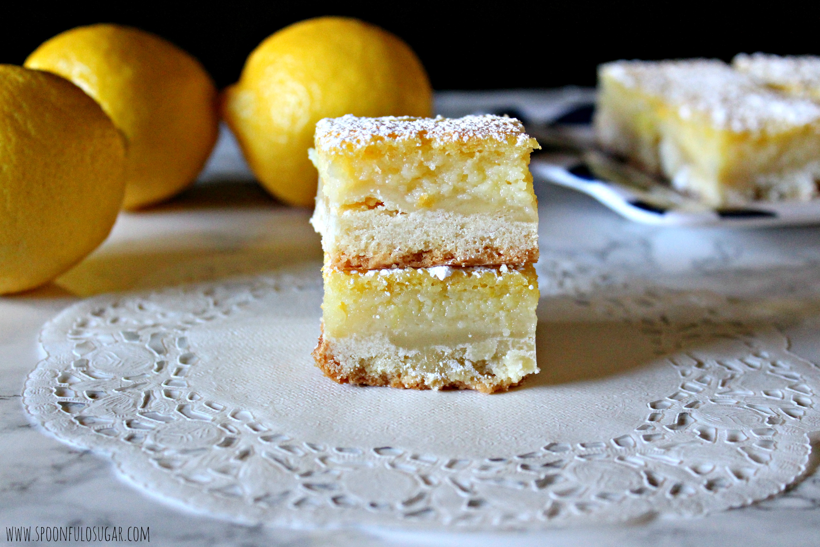 Lemon Squares | Spoonful of Sugar