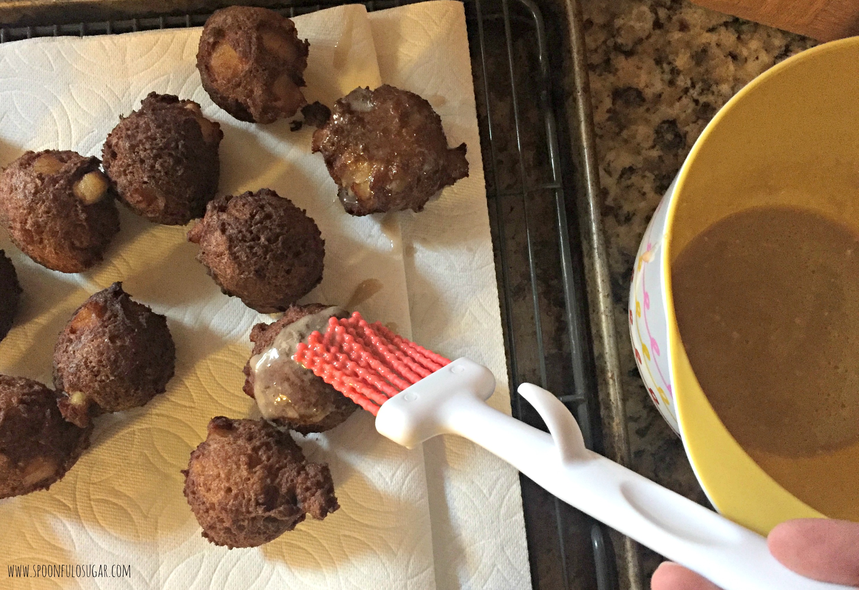 Apple Fritter Bites | Spoonful of Sugar