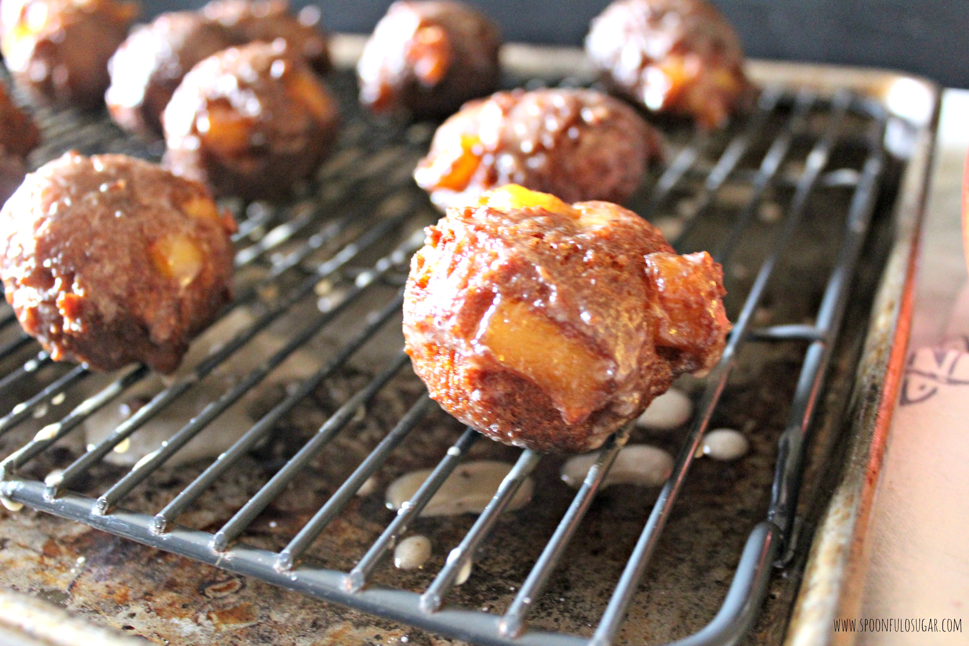 Apple Fritter Bites | Spoonful of Sugar