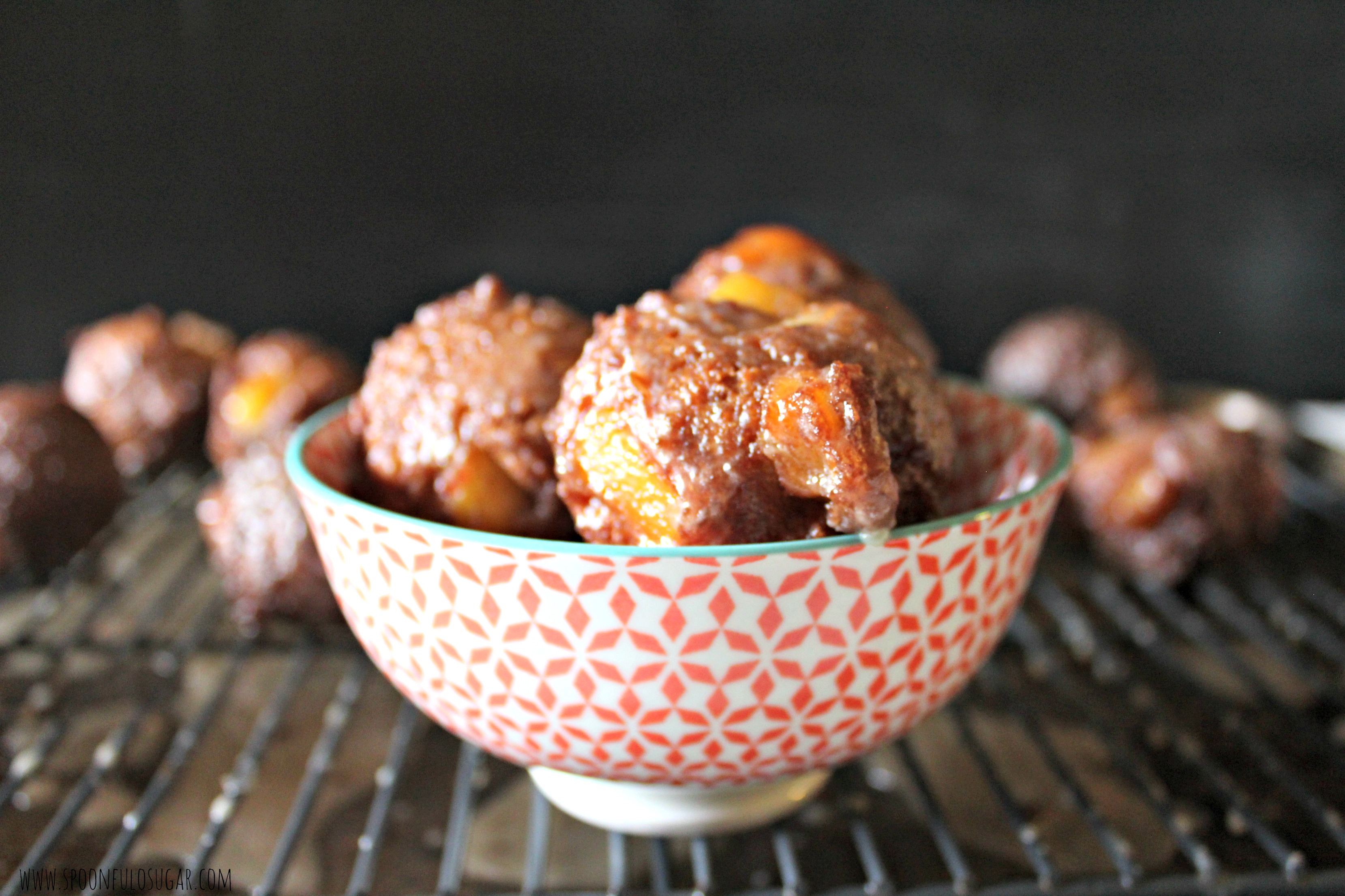 Apple Fritter Bites | Spoonful of Sugar