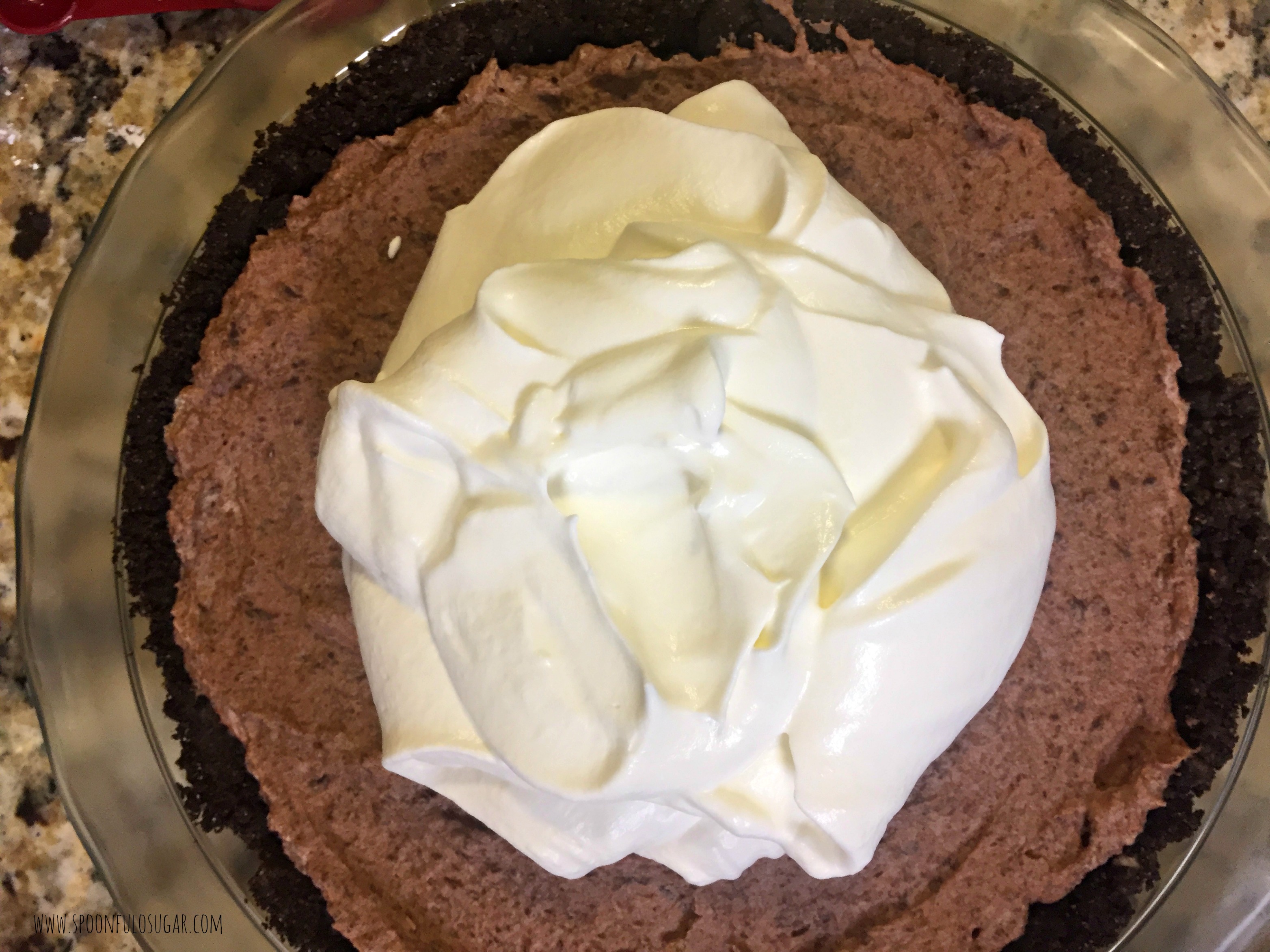 Chocolate Mousse Pie | Spoonful of Sugar