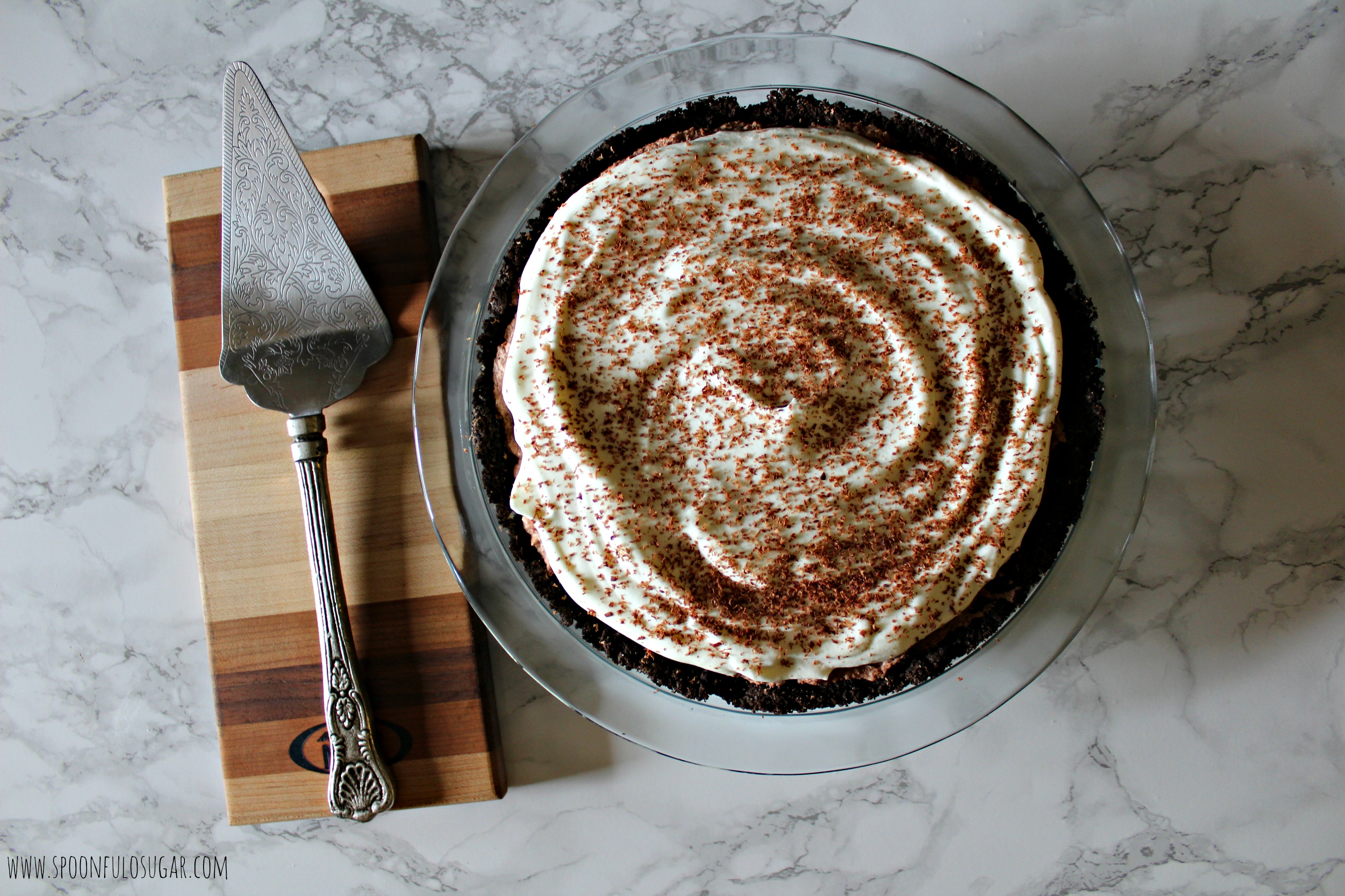 Chocolate Mousse Pie | Spoonful of Sugar