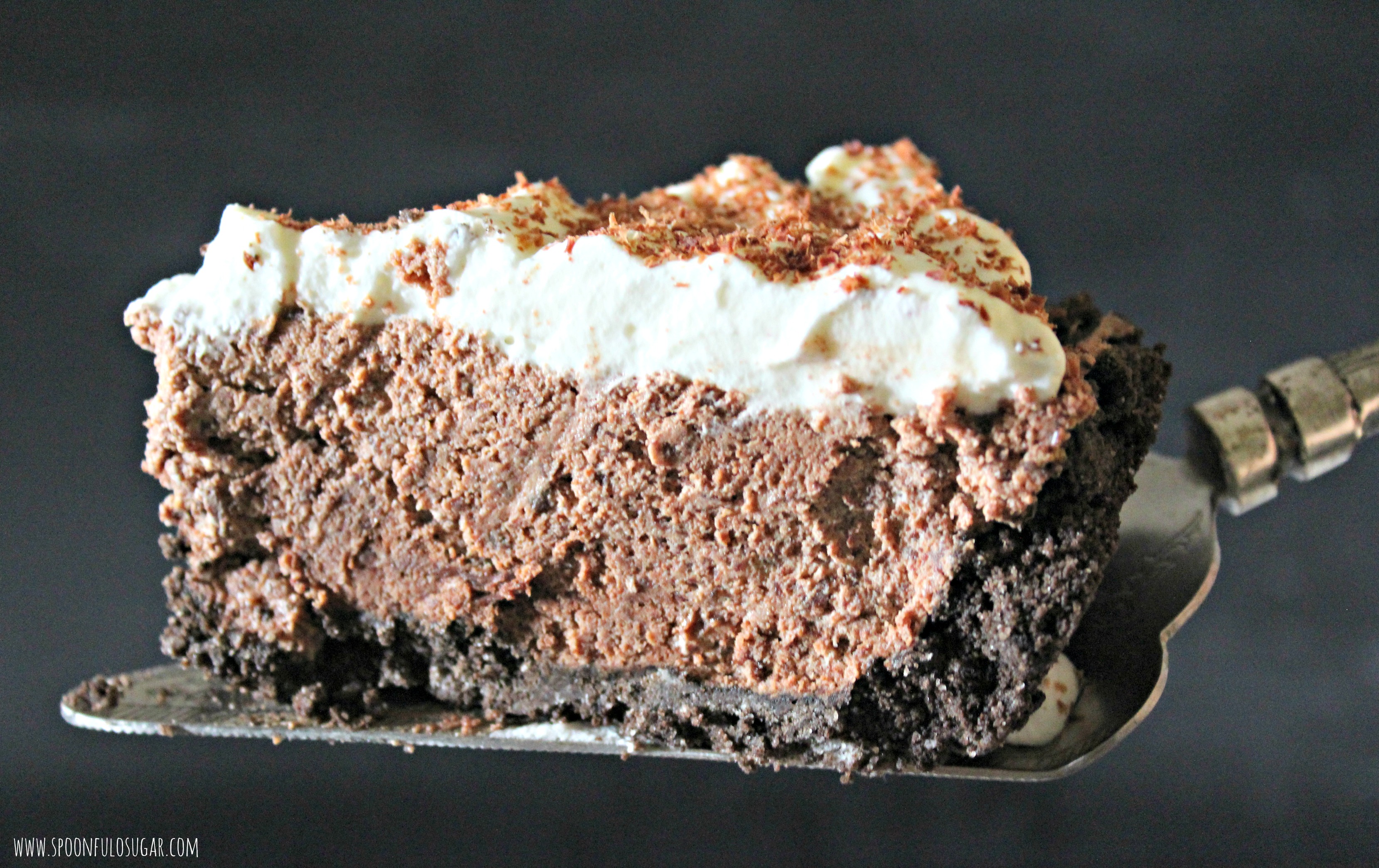 Chocolate Mousse Pie | Spoonful of Sugar
