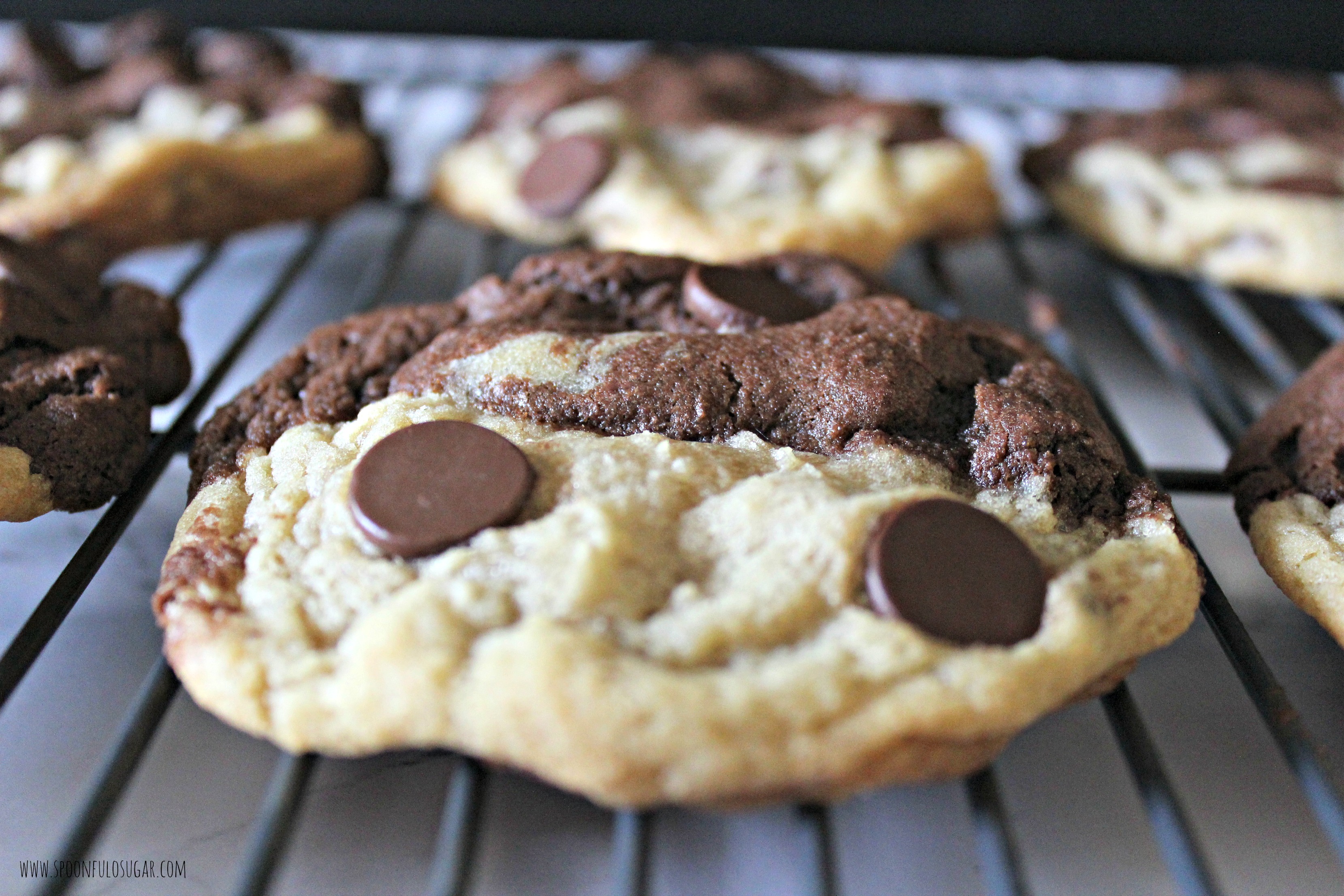 Chocolate Chip Brookies | Spoonful of Sugar