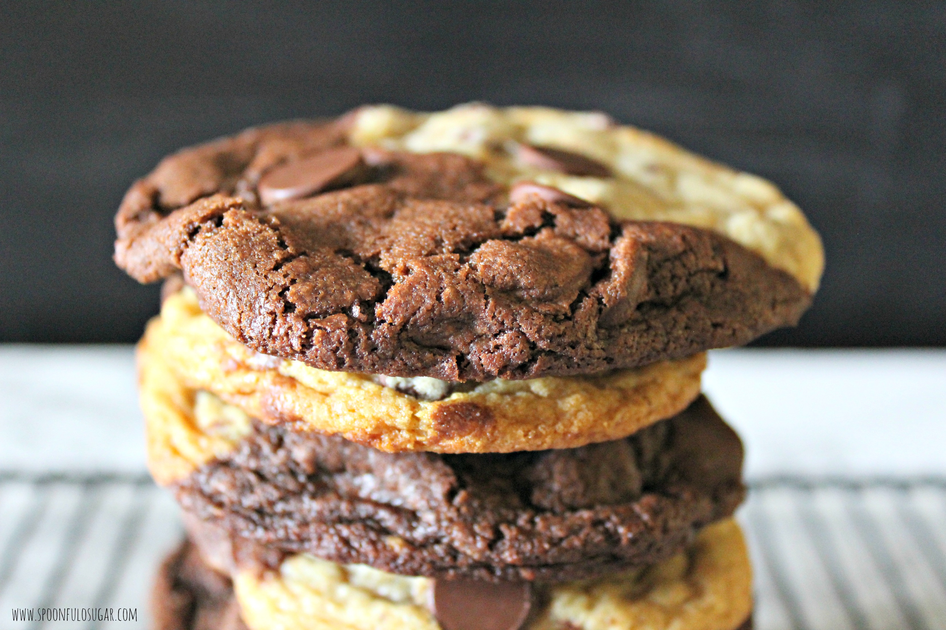 Chocolate Chip Brookies | Spoonful of Sugar